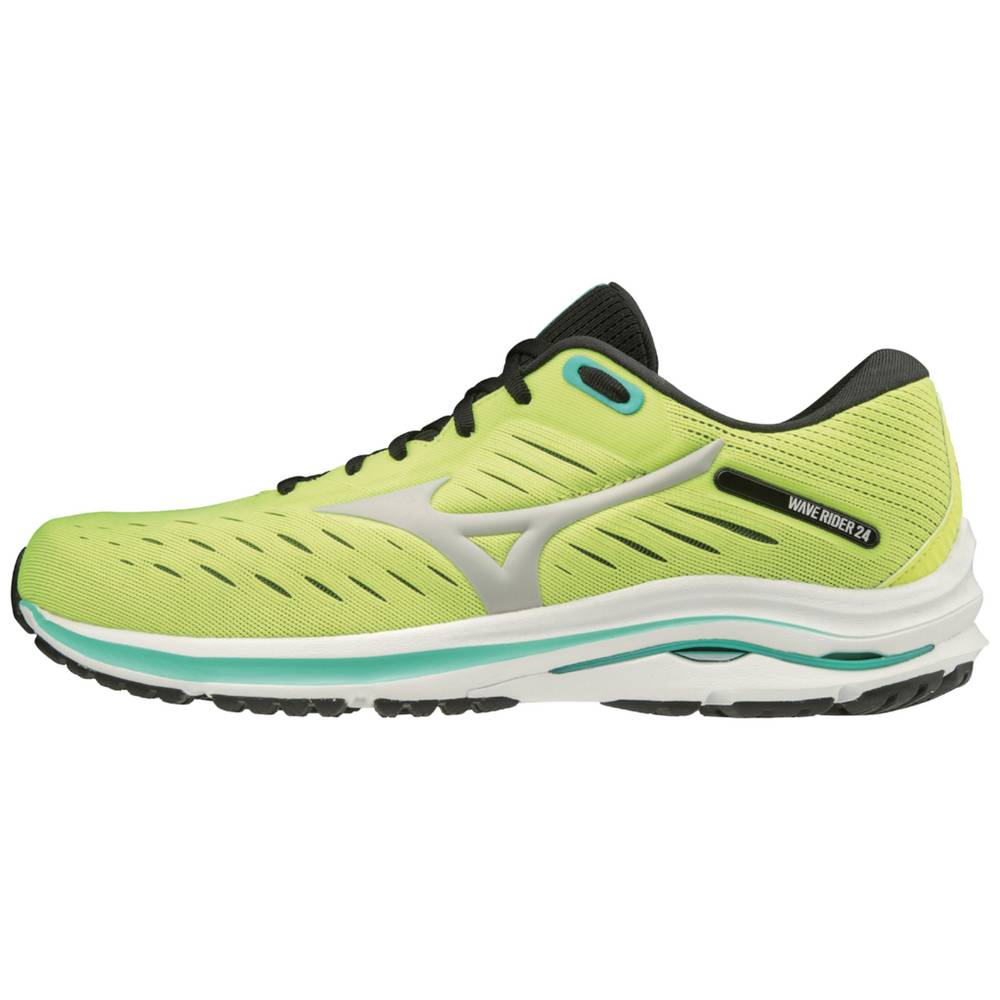 Sapatilhas Running Mizuno Wave Rider 24 - Homem - Amarelas - HECMB7980